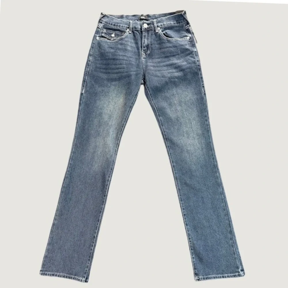 True Religion Ricky Relaxed Straight 30x34 Jeans Dark Woodland Wash NWT 700645